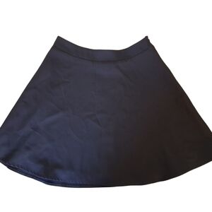 Tobi Quarter Circle Mini Skirt Black Lightweight Skater Size XS 24" Waist